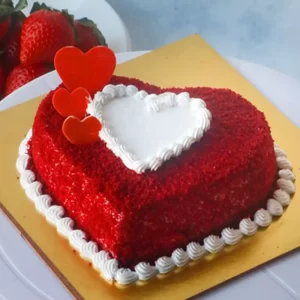 Red Velvet Valentine Cake