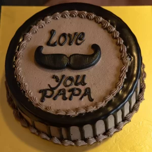 Father's Day Moustache Cake