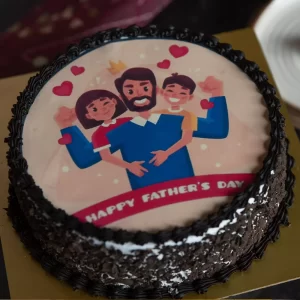 Father's Day Photo Cake