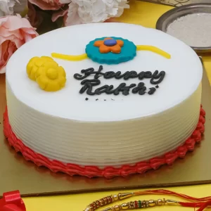 Sibling Love Rakhi Cake