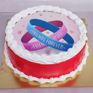 Friends Love with Photo Cake (Chocolate Vanilla)